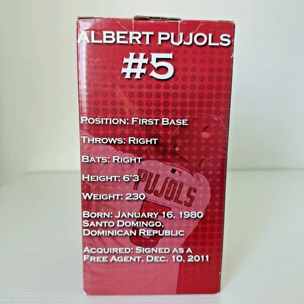 Albert Pujols Bobblehead #5 2012 Los Angeles Angels Stadium Exclusive‎ SGA New